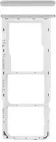 SIM kortelės laikiklis Samsung A226 A22 5G Baltas originalus (service pack)