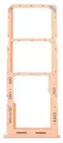 SIM kortelės laikiklis Samsung A13 A135/A137 Peach originalus (service pack)