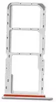 SIM kortelės laikiklis Samsung A14 5G A146 Sidabrinis originalus (service pack)