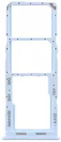 Blue SIM kortelės laikiklis Samsung A13 A135/A137 Light Mėlyna originalus (service pack)