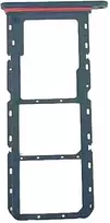 SIM kortelės laikiklis Samsung A14 5G A146 Juodas originalus (service pack)
