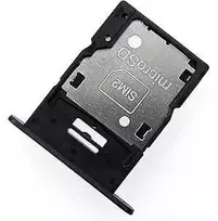 SIM kortelės laikiklis Samsung A156 A15 5G Brave Juodas originalus (service pack)