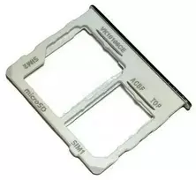 SIM kortelės laikiklis Samsung A326 A32 5G 2021 Baltas originalus (service pack)