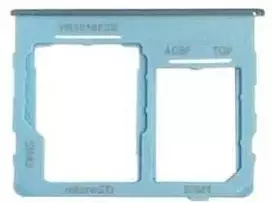 SIM kortelės laikiklis Samsung A326 A32 5G 2021 mėlynas originalus (service pack)