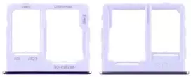 SIM kortelės laikiklis Samsung A326 A32 5G 2021 violetinis originalus (service pack)
