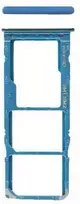 Blue SIM kortelės laikiklis Samsung A505 A50 2019 Prism Crush Mėlyna originalus (service pack)