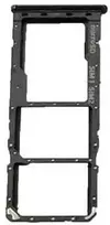 SIM kortelės laikiklis Samsung A505 A50 2019 Prism Crush Juodas originalus (service pack)
