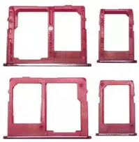 SIM kortelės laikiklis Samsung J415 J4+/J610 J6+ rožinis Rose Rožinė (2vnt) originalus (used Grade A) (Atnaujinta)