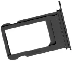 SIM kortelės laikiklis skirtas iPhone 7 Plus juodas (jet juodas)