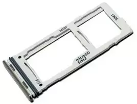 SIM kortelės laikiklis Samsung M526 M52 5G Baltas originalus (service pack)