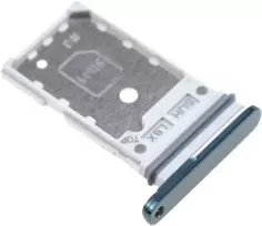 SIM kortelės laikiklis Samsung S918 S23 Ultra Dual Žalias originalus (service pack)