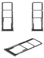 SIM kortelės laikiklis Xiaomi Redmi Note 8/Redmi Note 8 2021 Space Juodas ORG
