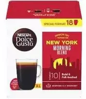 Nestl Nescafe Dolce Gusto New York Morning Blend Grande kava, 18 kapsulių dėžutėje