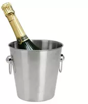 Kibiro indas ledui, šampanui, vynui, plieniniam buteliui, ledo aušintuvui, 4,6 l