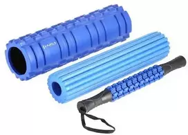 Blue FS118 Mėlynas FOAM ROLLER/3IN1 HMS ROLLER