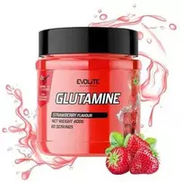 Evolite L-Glutamine (su skoniu) 400g. (Strawberry skonis)