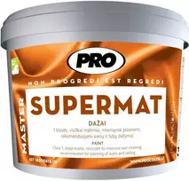 Dažai sienoms ir luboms PRO SUPERMAT visiškai matiniai 3 L
