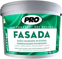 Dažai mineraliniams fasadams FASADA, 3L