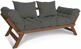 WOODMAN Sofa-lova, Allegro, 1.7x0.83x0.8 m, Riešutmedis
