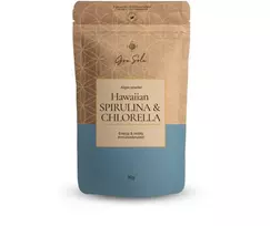 Grasole HAWAIIAN SPIRULINA & CHLORELLA, supermaisto mišinys, 90 g.