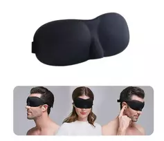 3D miego kaukė, unisex, juoda
