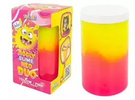 Tuban Jiggly Slime - Gleivės - Neoninis Duetas - Geltona-Rožinė (430 g)