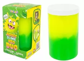 Tuban Jiggly Slime - Gleivės - Neoninis Duetas - Geltona-Žalia (430 g)