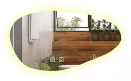 Tutumi Veidrodis P11386 LED CLOUD A 100x60cm