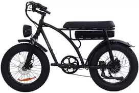 Elektrinis dviratis Bezior XF001, 20", 1000W, 12,5Ah, juodas