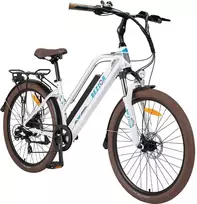 Elektrinis dviratis Bezior M2 Pro, 26", 500W, 12,5Ah, baltas
