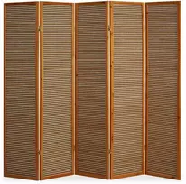 Homestyle4U Kambario pertvara, 220x2.2x175 cm, ruda
