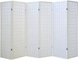 Homestyle4U Kambario pertvara, 264x2.2x175 cm, balta