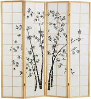 Homestyle4U Kambario pertvara, 176x2x179 cm, ruda