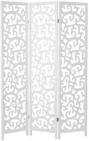 Homestyle4U Kambario pertvara, 130x2.2x175 cm, balta
