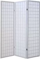 Homestyle4U Kambario pertvara, 132x2,2x175 cm, balta