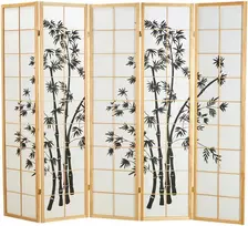 Homestyle4U Kambario pertvara, 220x2x179 cm, ruda