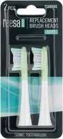 Teesa Sonic Elite TSA8082-W minkštos Sonic dantų šepetėlių galvutės