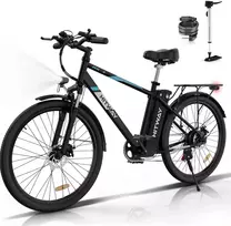 Elektrinis dviratis Hitway BK3S, 26", 250W, 15Ah, juodas
