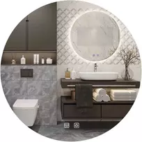 Tutumi LED sieninis veidrodis 60cm HZJ060