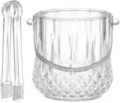 4Living Glass ledo kibiras su žnyplėmis, Ø 13,5 cm