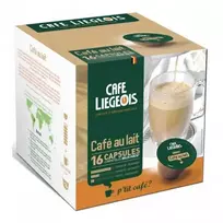Kavos kapsulės, suderinamos su NESCAFÉ® Dolce Gusto® Charles Liégeois Café au lait, 16 vnt.