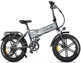 Elektrinis dviratis Vitilan V3, 20", 750W, 13Ah, pilkas