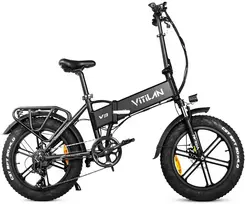 Elektrinis dviratis Vitilan V3, 20", 750W, 13Ah, juodas