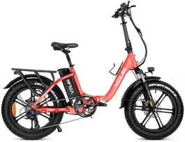 Elektrinis dviratis Vitilan U7, 20", 750W, 20Ah, raudonas