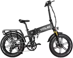 Elektrinis dviratis Vitilan i7 Pro, 20'', 750W, 20Ah, juodas