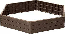 Prosperplast Paaukštinta lysvė Base Woody 148x129x25cm plastikinė/ruda