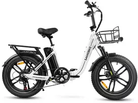 Elektrinis dviratis Samebike C05 Pro, 20", 500W, 13Ah, baltas