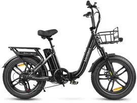 Elektrinis dviratis Samebike C05 Pro, 20", 500W, 13Ah, juodas