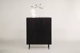 Venture Design Aukštas spintelės stalčius, Björkön, 80x103 cm, Juoda