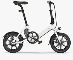 Elektrinis dviratis Fiido D3 Pro 14", 250W, baltas